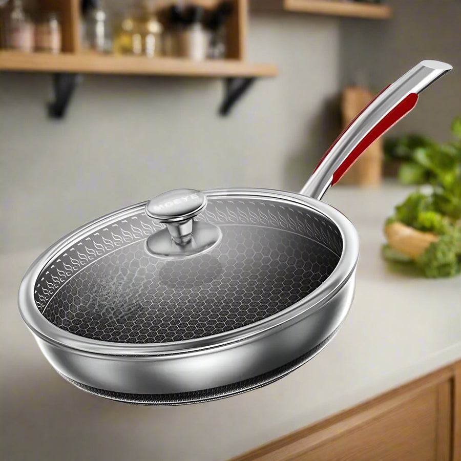Safe Cook Nonstick Antibacterial Stainless Steel Pan - Image 0