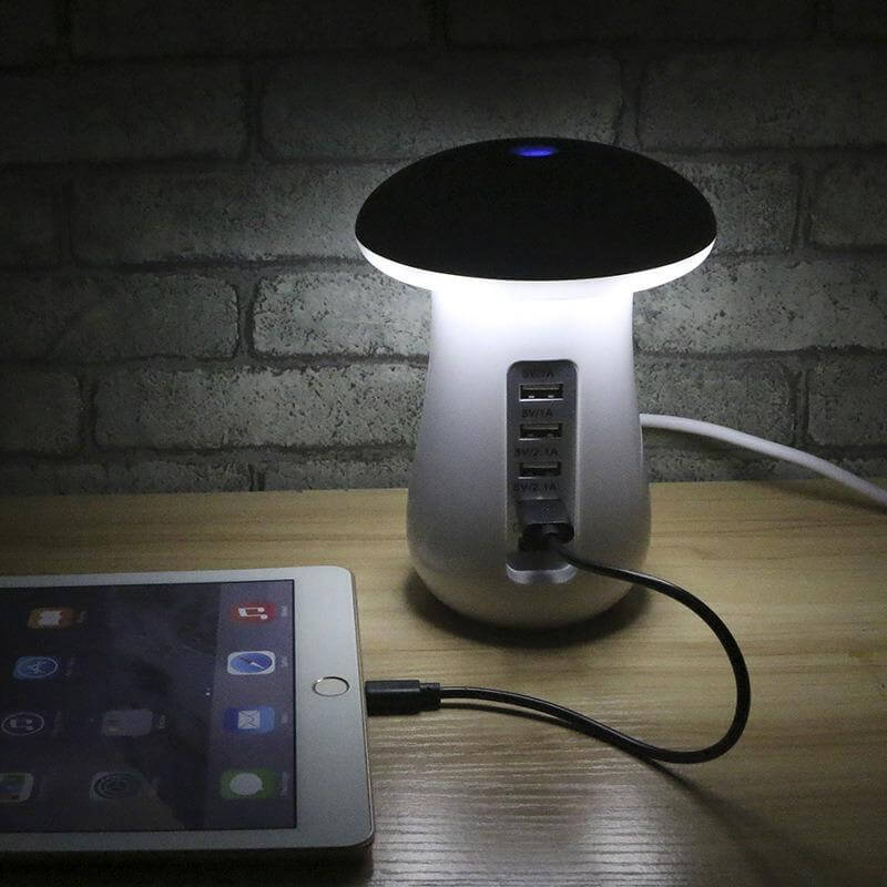 Mushroom Lamp with Charging Station - Image 4