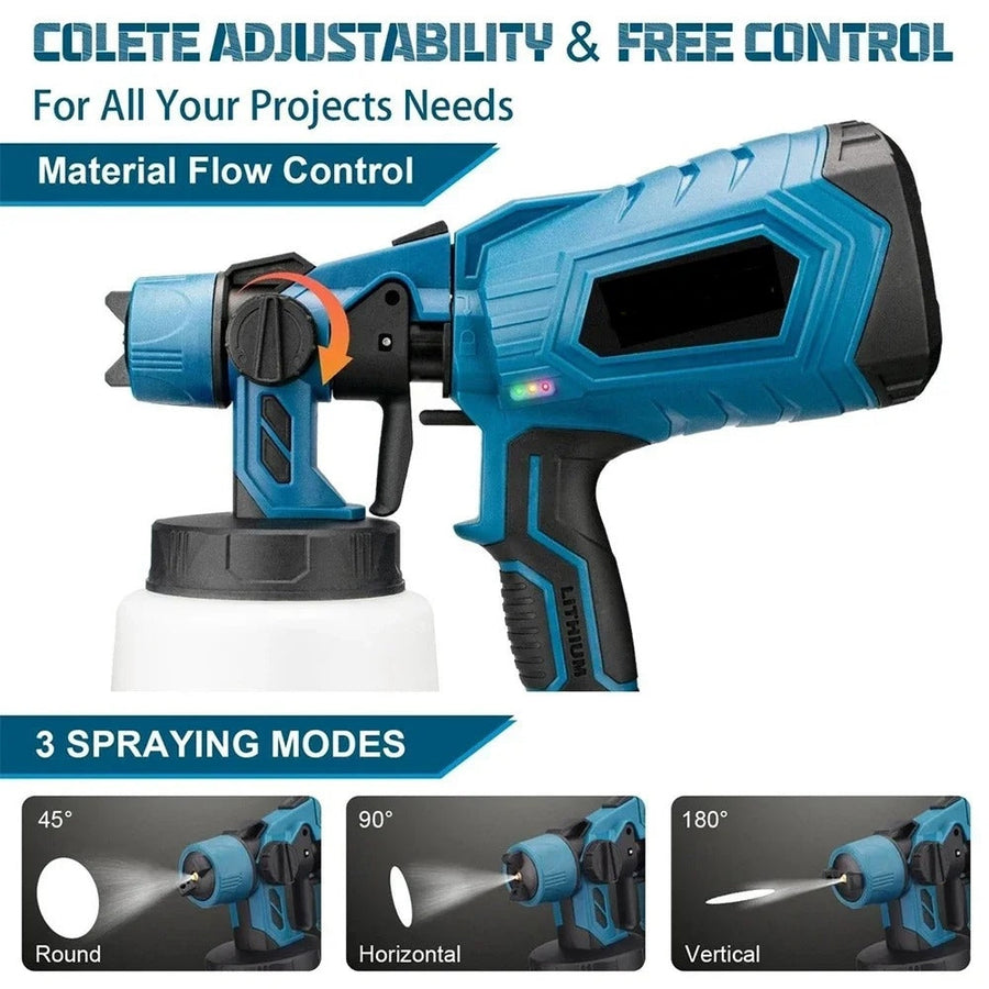 Cordless High Power DIY All Surface Paint Sprayer - Image 3