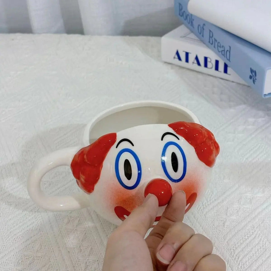 Creepy Clown Ceramic Coffee Mug - Image 1