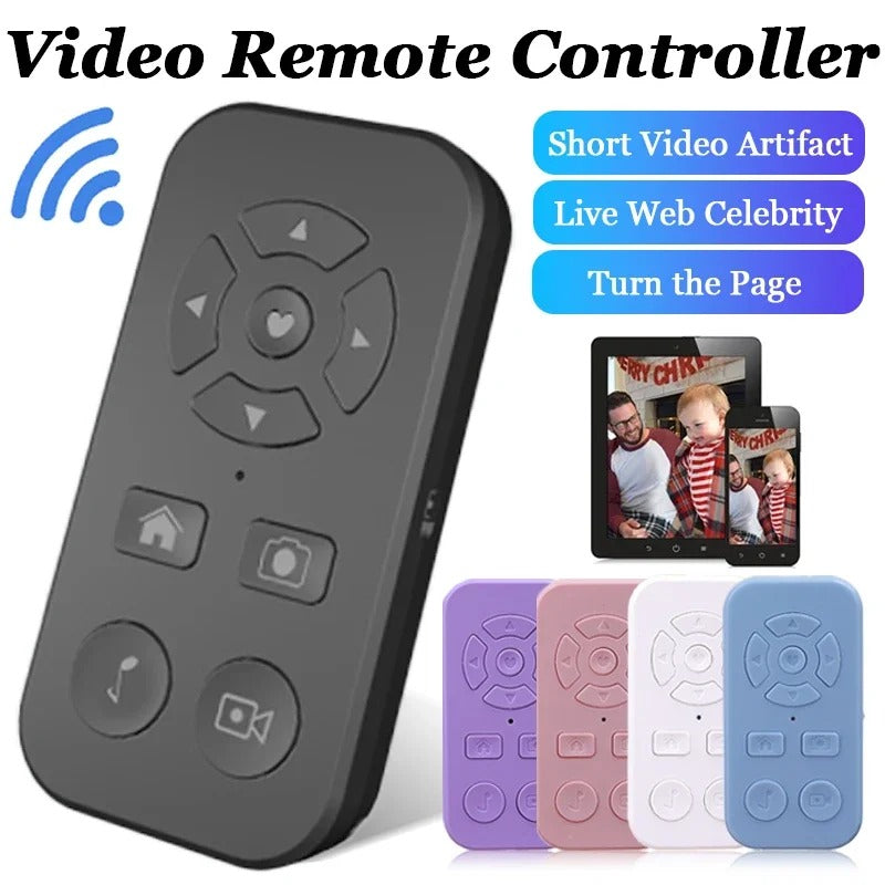 Photo Blast Rechargeable Selfie Bluetooth Remote Controller - Image 1