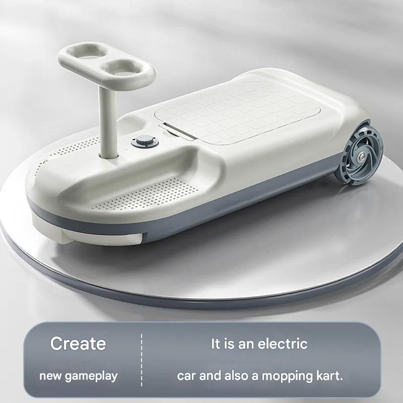 Anti-Rollover Built-in Mop Electric Cleaner - Image 4