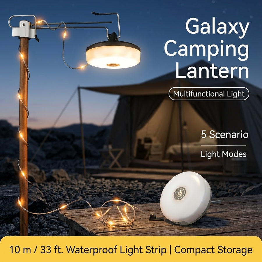 Firefly Retractable Camping String Light