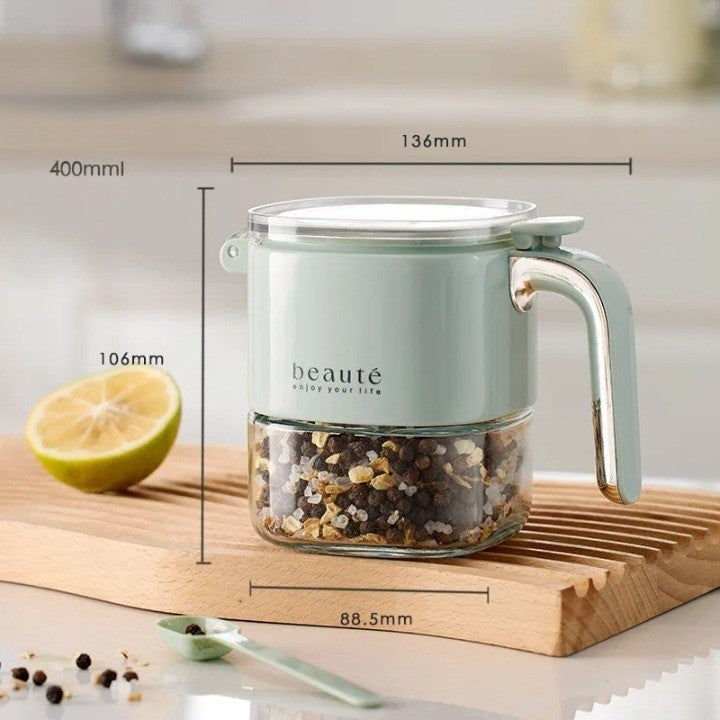 Square Glass Seasoning Dispenser Bottle - Image 7