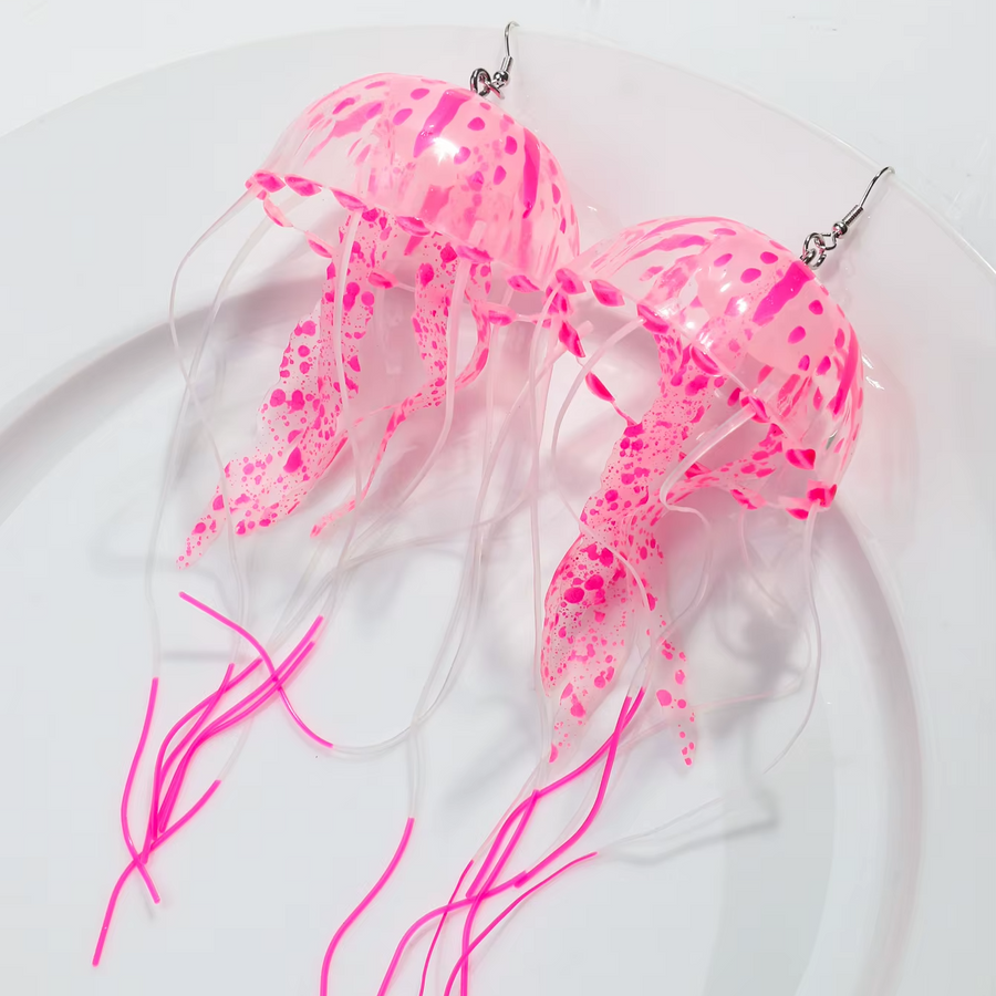 Dancing Jellyfish Long Tassel Earrings - Image 14