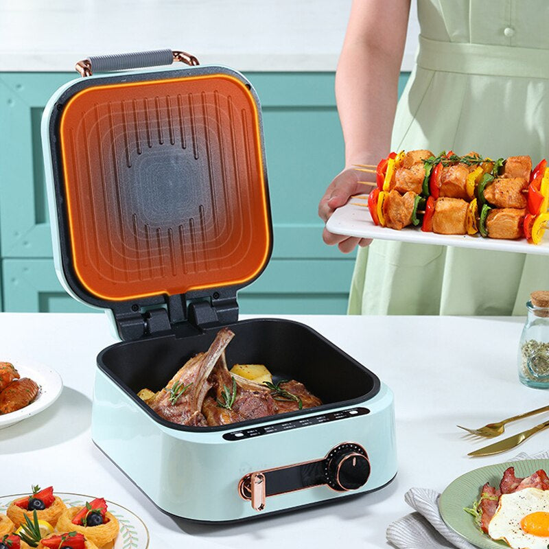 Dual Cooker Electric Double Side Cooking Pot - Image 0