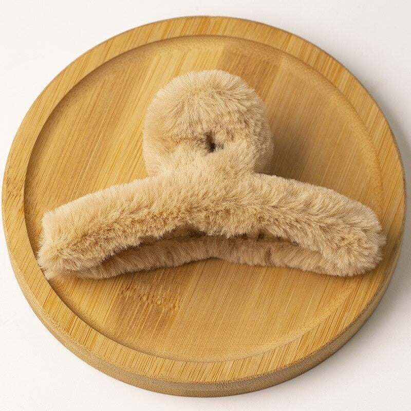 Shark Clip Fluffy Hair Claw - Image 10