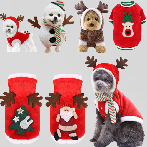 Santa Claus Home Winter Pet Costumes - Image 0