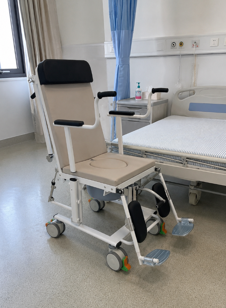 Elderly Transfer Easy Lift Hydraulic Adjustable Transformable Chair Bed