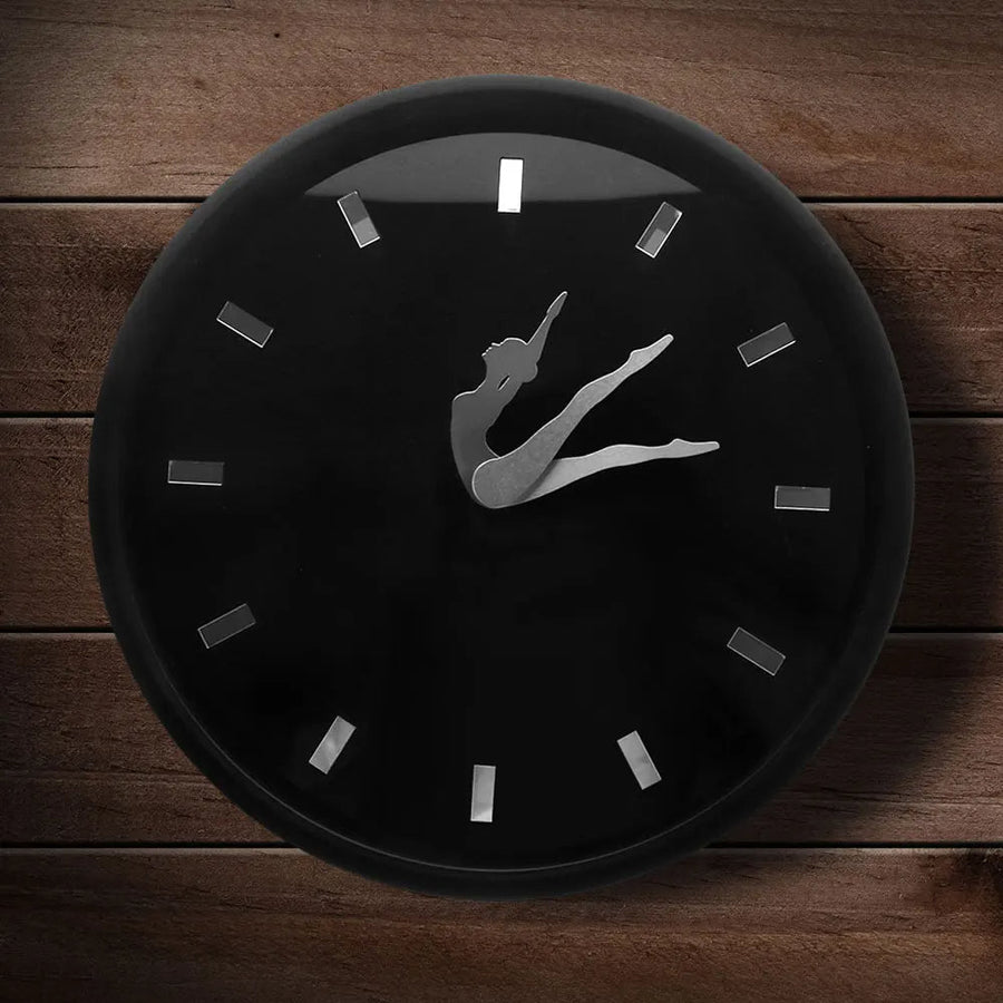 Dancing Ballerina Artsy Modern Wall Clock - Image 1