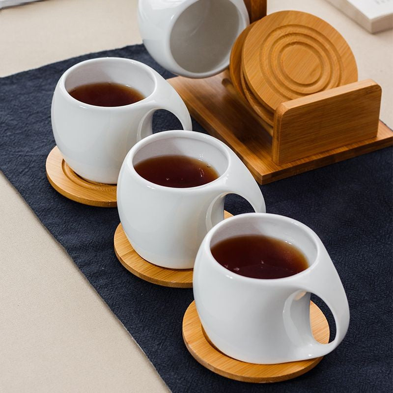 Simple Harmony Ceramic Tea Pot Set - Image 3