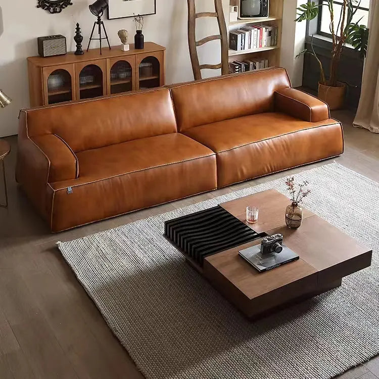 Sculpted Wave Centerpiece Wooden Coffee Table - Image 4