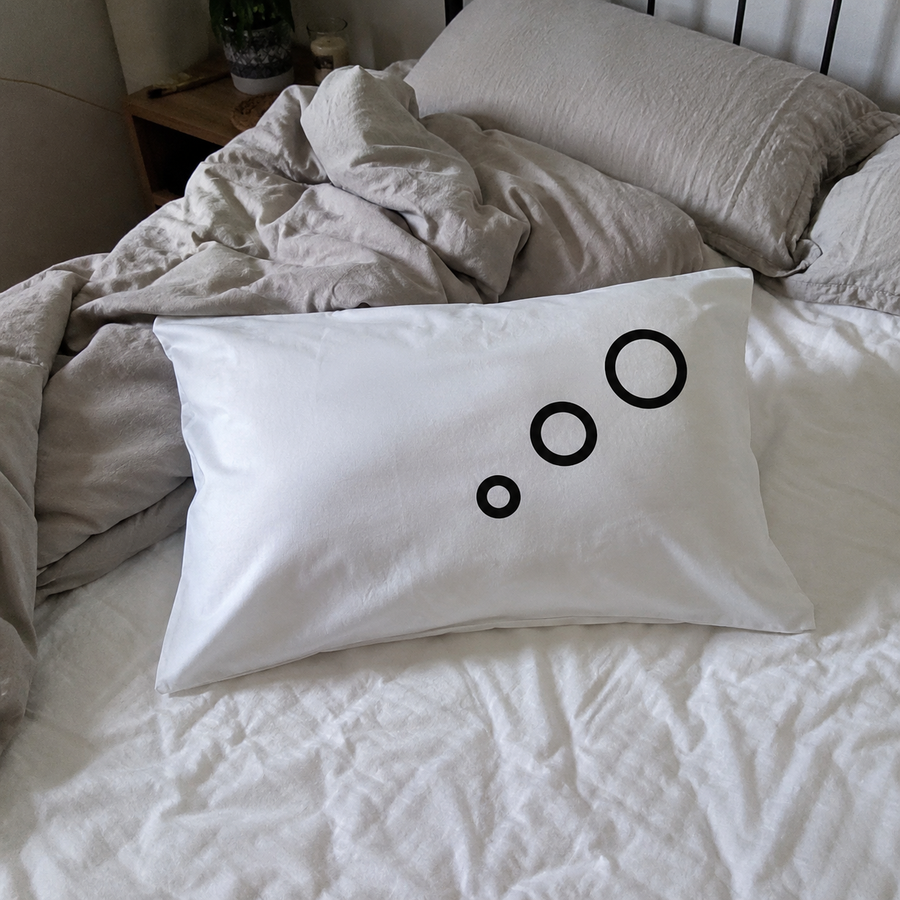 Pillow Talk Thought Bubble Couple Bed Pillow Covers