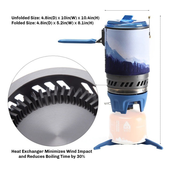 Quick Camp Fire Rapid-Heat Camping Stove - Image 2