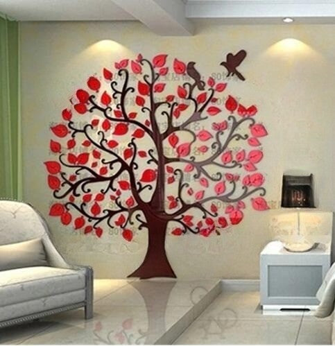 Modern Home 3d Three-Dimensional Tree Wall Stickers - Image 3