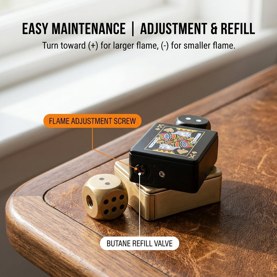 Rotating Dice Card Jet Lighter - Image 7