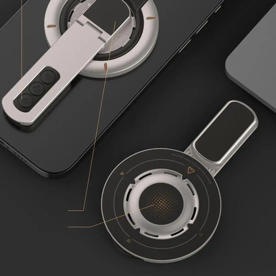 Magnetic Flip Grip Ring Phone Stand Gadget - Image 4