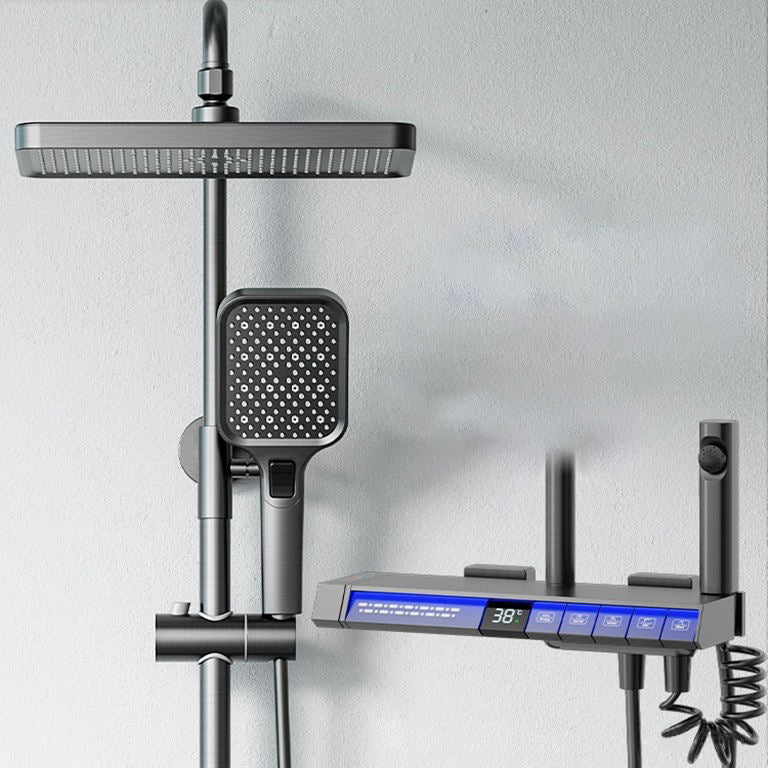 Rainfall Spa Therapy Digital Thermostatic Shower System Set - Image 2