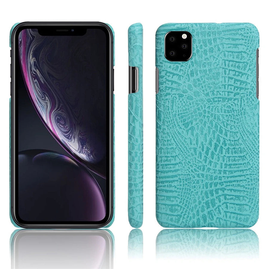 Luksuriøse Krokodille Business Stil Lær iPhone Deksel