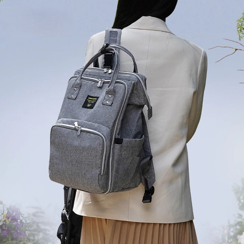 Baby Diaper Large Capacity Stylish Modern Backpack - Image 0