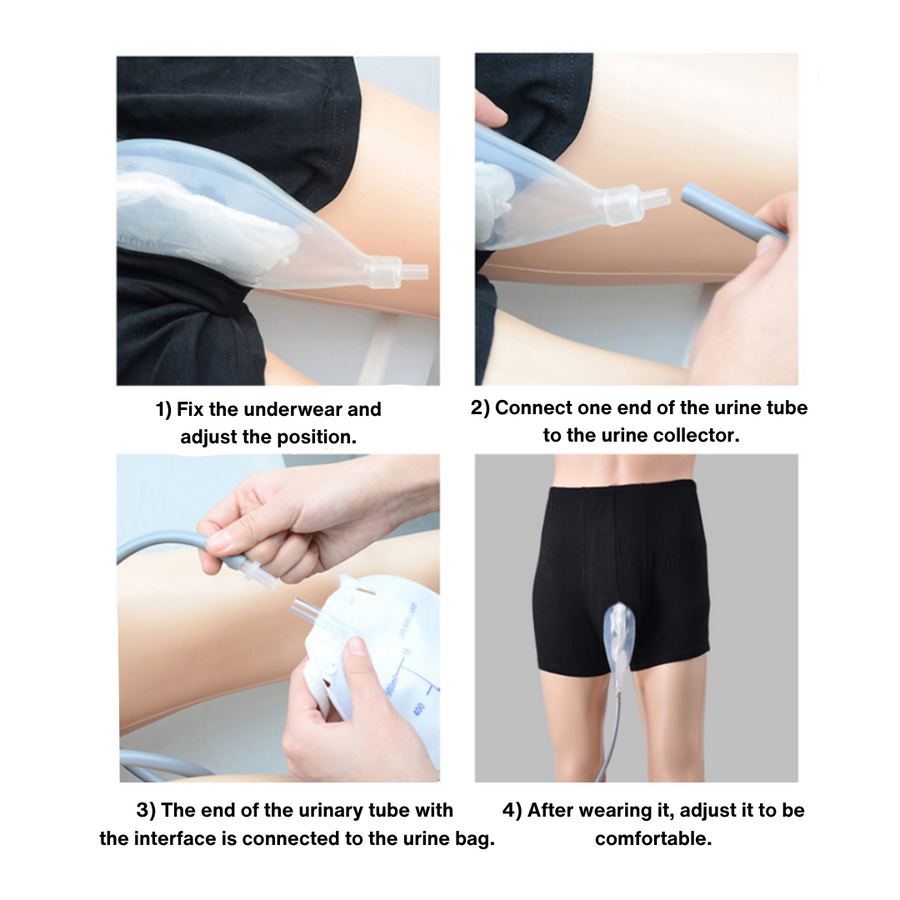 Medical Grade Elderly Helping Reusable Urine Collector Underwear - Image 3