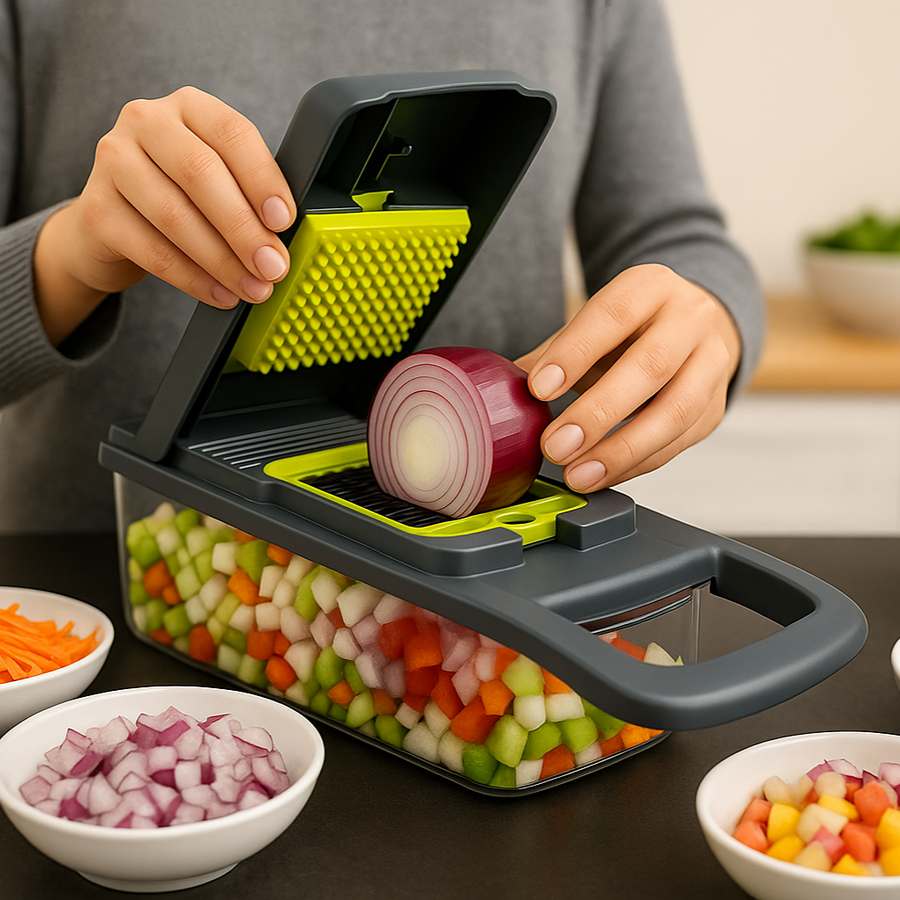 6 Blades Veggie Fruit Slicer with Box - Image 1