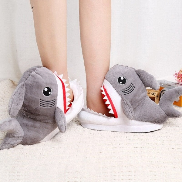 Shark Furry Indoor Slippers - Image 2