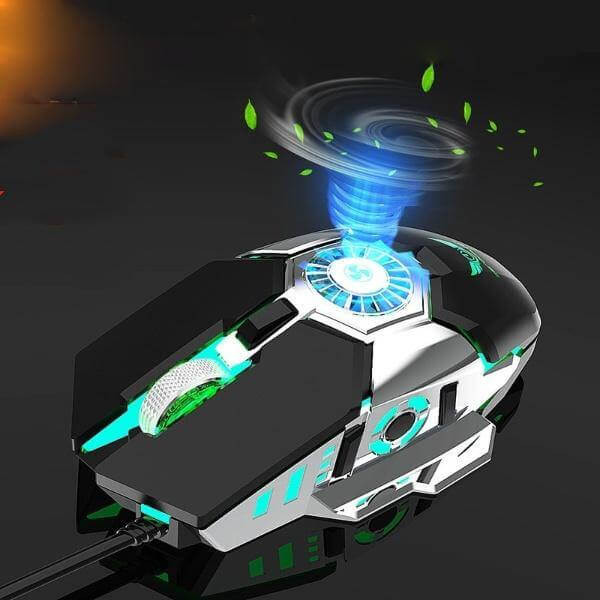 Cooling USB Fan Gaming Mouse - Image 1