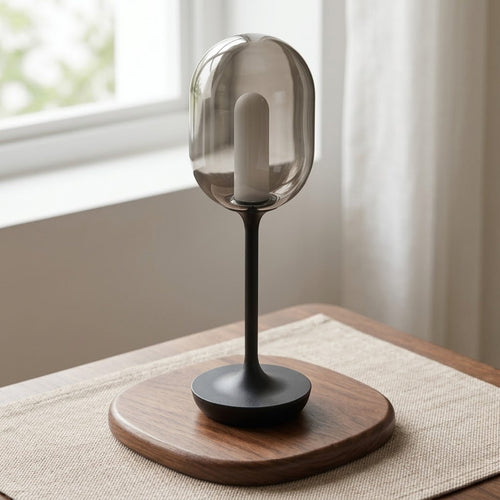 Oval Glow Glass LED Table Lamp - Image 0