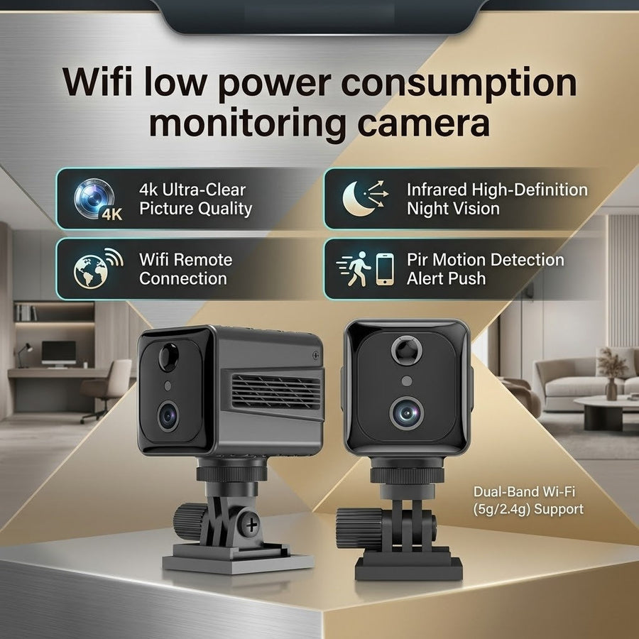 Wide Angle Wireless Mini Security Camera - Image 2