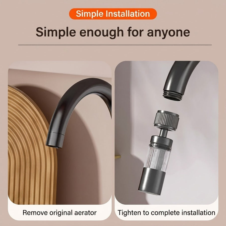 Multi-Angle Swivel Faucet Filter Adapter - Image 2