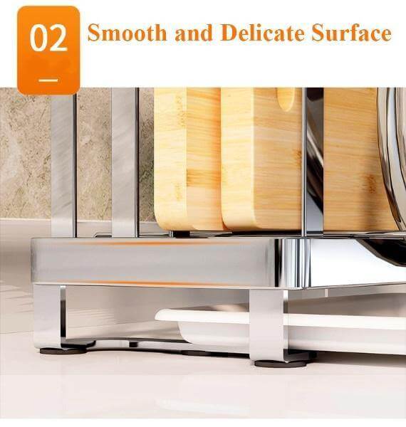 Stainless Steel Kitchen Utensils Organizer Drying Rack - Image 2