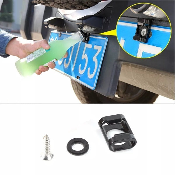 License Plate Mounted Bottle Opener - Image 1