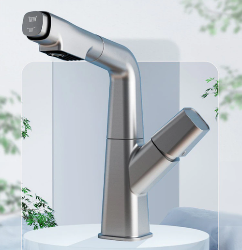 Futuristic Rotating European Pull Out Faucet - Image 0