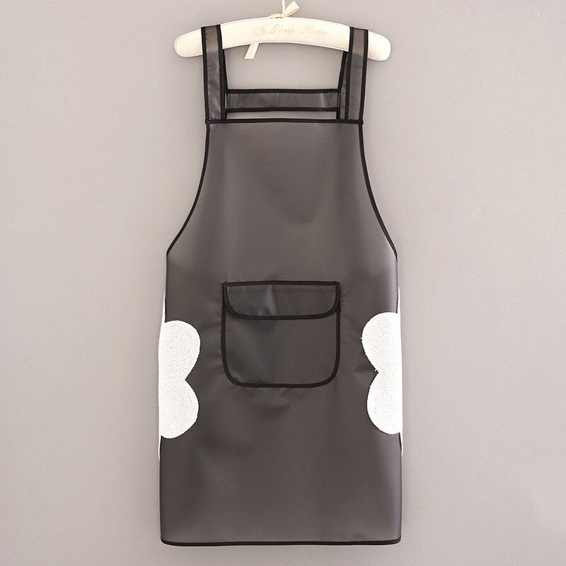 Transparent Waterproof Kitchen Apron - Image 9