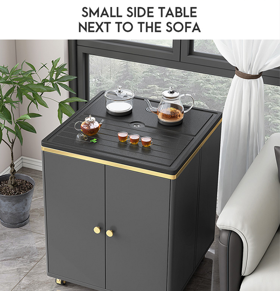 Smart Storage Modern Double-Sided Coffee Table - Image 5