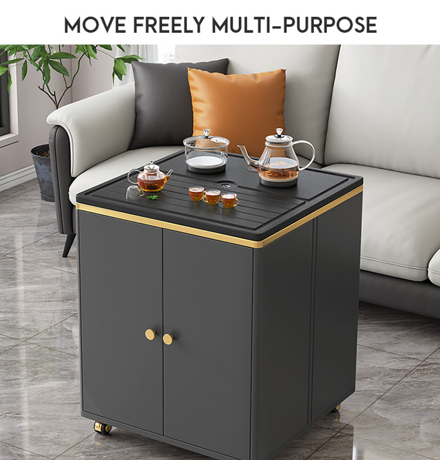Smart Storage Modern Double-Sided Coffee Table - Image 6