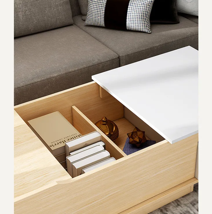 Bohemian Minimalist Vibe Foldable Coffee Table - Image 4