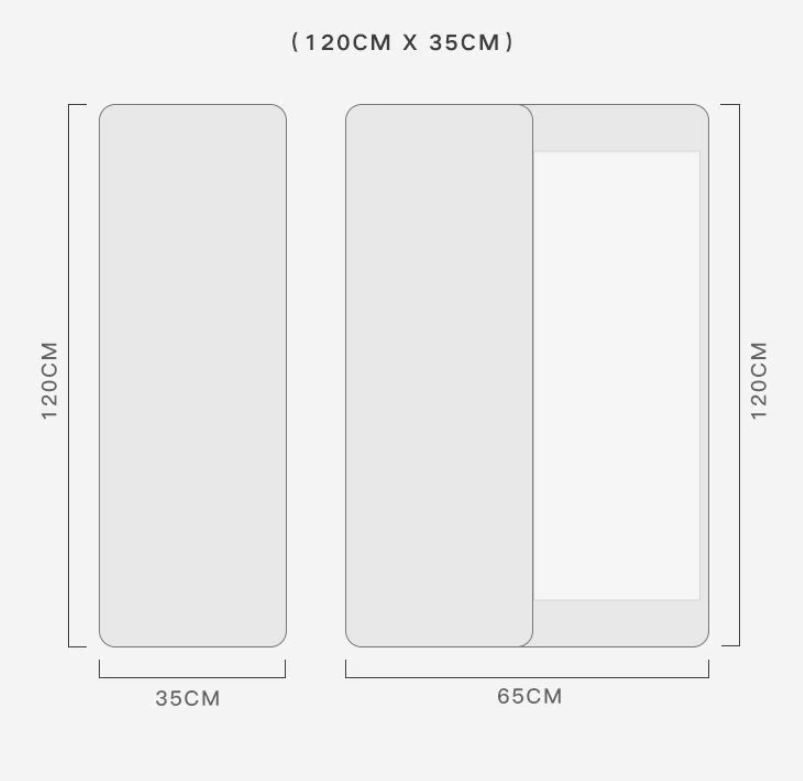 Space Saving Hidden Hanging Hooks Hallway Dressing Mirror - Image 5