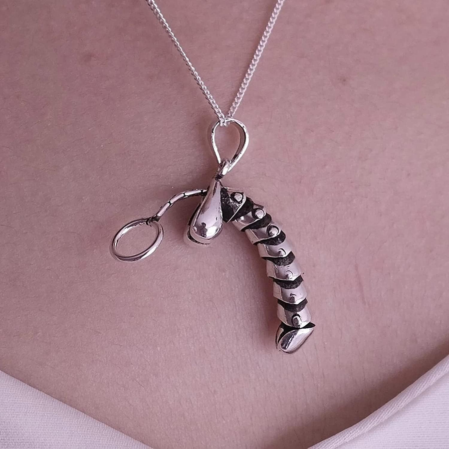 Funny Adult Humor Moving Pendant Necklace - Image 1