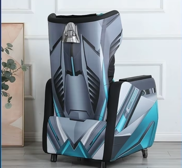 Modern Adjustable Leather Recliner Gaming Sofa - Image 1