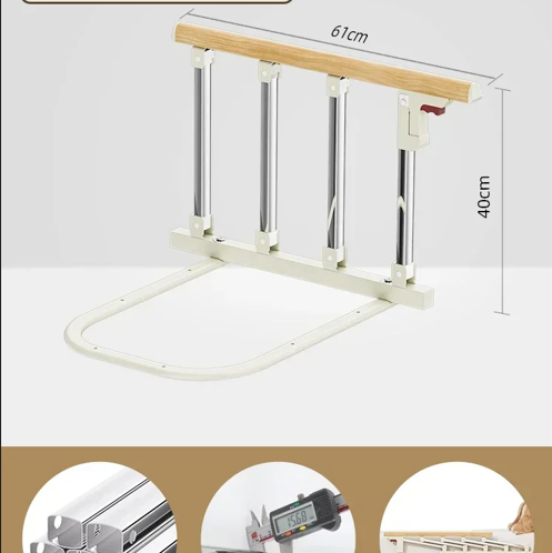 Sleep Guard Elderly Assist Anti-fall Foldable Bed Rail Barrier - Image 6