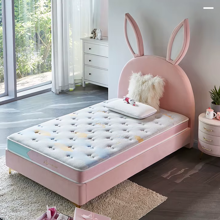 Rabbit Ears Pink Cute Kids Bed - Image 0