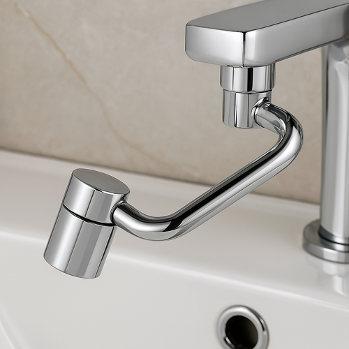 Rotating Multi-Purpose Universal Anti-Splash Faucet Extender - Image 0