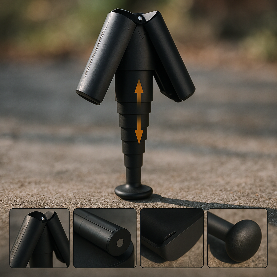 Portable Telescopic Foldable Travel Easy Sit Stool - Image 5