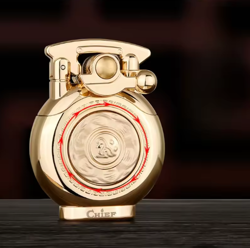 Mechanical Flip Top Kerosene Windproof Lighter - Image 0