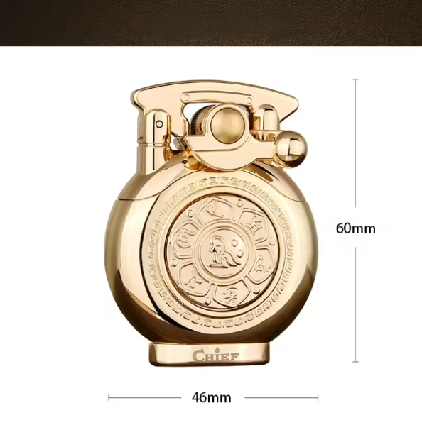 Mechanical Flip Top Kerosene Windproof Lighter - Image 2