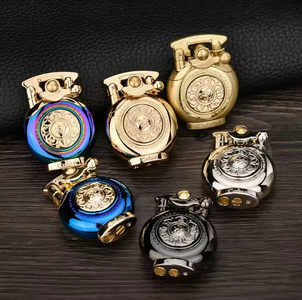 Mechanical Flip Top Kerosene Windproof Lighter - Image 3