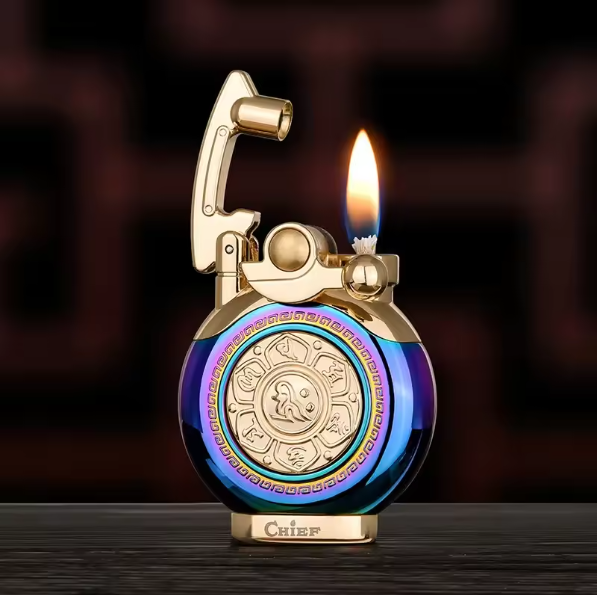 Mechanical Flip Top Kerosene Windproof Lighter - Image 4
