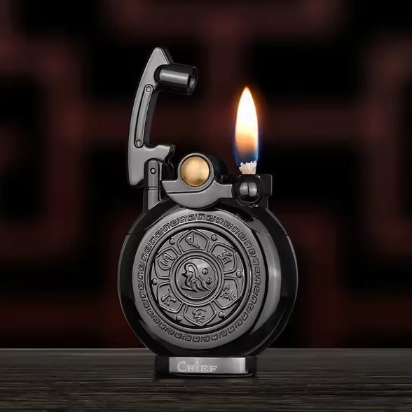 Mechanical Flip Top Kerosene Windproof Lighter - Image 5